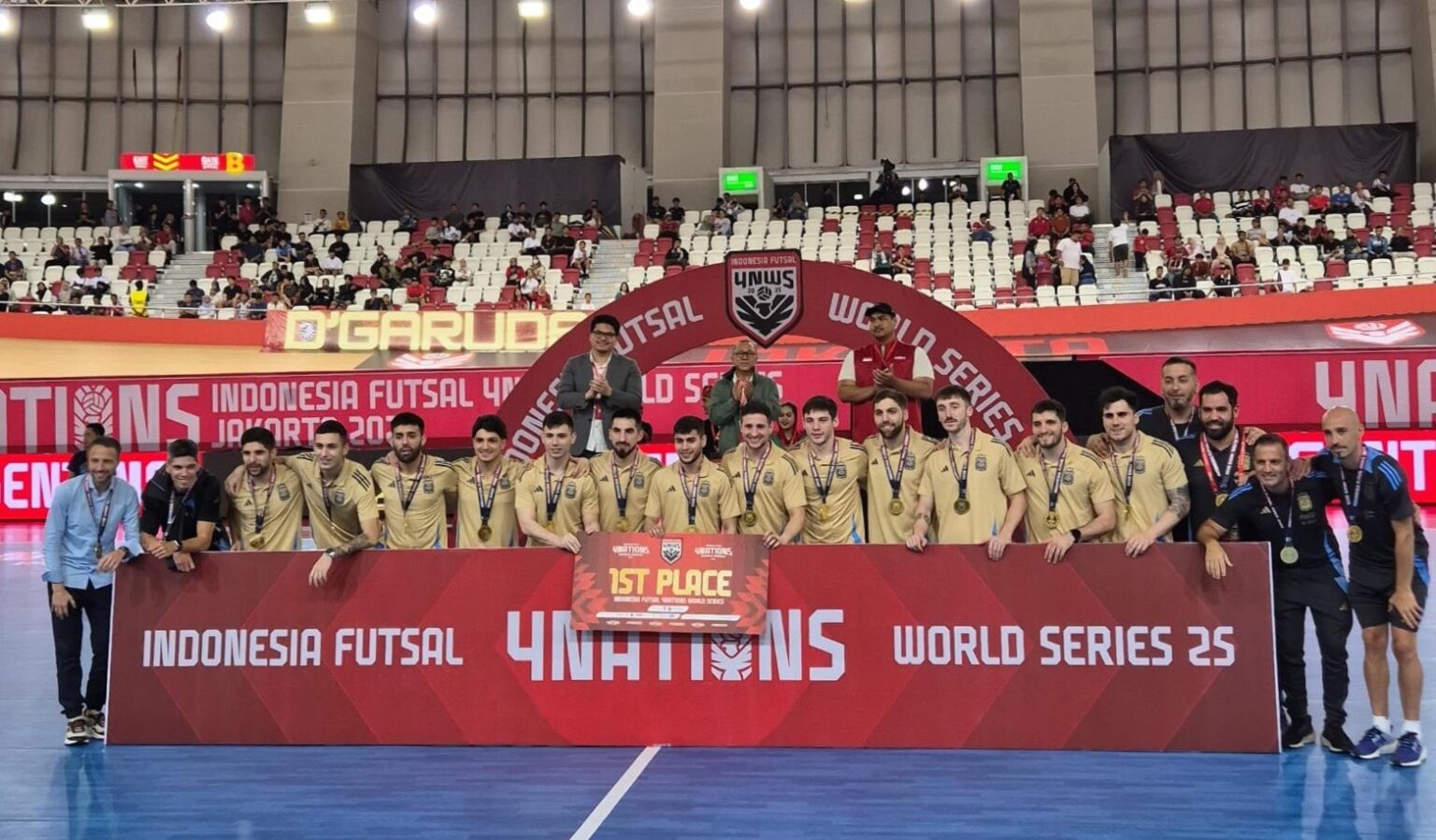 Agustín Plaza gana con Argentina el Torneo 4 Naciones